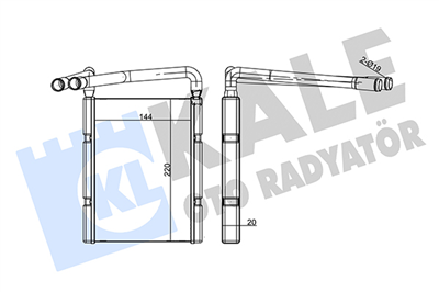 KALORİFER RADYATÖRÜ KIA RIO II 