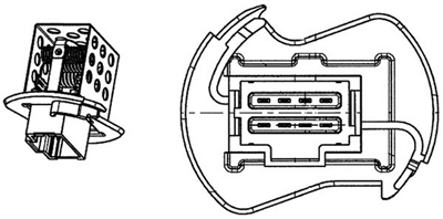 KALORİFER REZİSTANSI RENAULT MASTER II 2.5 DCI 03=>, 3.0 DCI 03=>, OPEL MOVANO 2.5 CDTI 06=> 