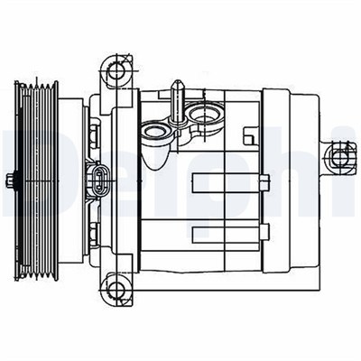 KLİMA KOMPRESÖRÜ CHEVROLET CAPTIVA 3.2 4WD 06=>, OPEL ANTARA 3.2 V6 06-11 
