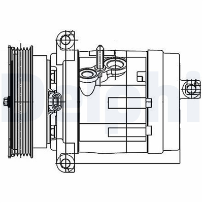 KLİMA KOMPRESÖRÜ CHEVROLET CAPTIVA 3.2 4WD 06=>, OPEL ANTARA 3.2 V6 06-11 