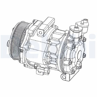 KLİMA KOMPRESÖRÜ FORD TRANSIT 2.2 TDCİ / 2.2 TDCİ RWD 06-14, TRANSIT CONNECT 3.6 V6 FSI / 3.0 V6 TDI / 4.2 V8 TDI 10-18 