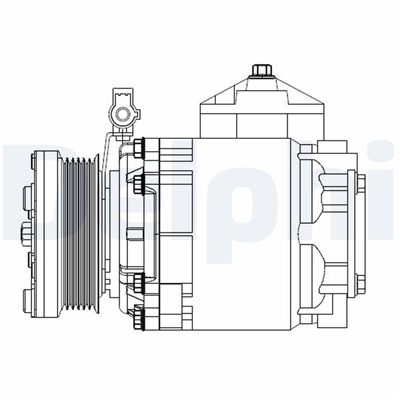 KLİMA KOMPRESÖRÜ FORD TRANSIT CONNECT 1.8 Dİ / 1.8 TDCİ 02-13, TOURNEO CONNECT 1.8 TDCI 02-13 