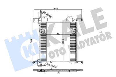 KLİMA RADYATÖRÜ DAF 95 XFESKİ MODEL