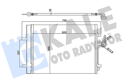 KLİMA RADYATÖRÜ FORD GALAXY, MONDEO, S-MAX, DİSCOVERY, FREELANDER, EVOQUE, S60, S80, XC60, XC70 