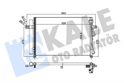 KLİMA RADYATÖRÜ ( KONDENSER ) AL/AL HYUNDAI GETZ1.5 CRDI 03-09