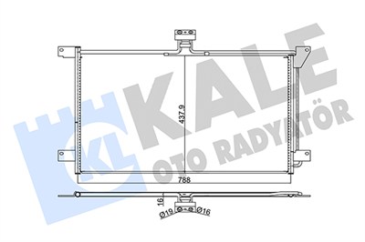 KLİMA RADYATÖRÜ ( KONDENSER ) AL/BRZ SCANIA 4 SERİSİ 