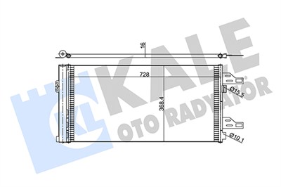 KLİMA RADYATÖRÜ ( KONDENSER ) AL/PL/BRZ CITROEN JUMPER, FIAT DUCATO, PEUGEOT BOXER 
