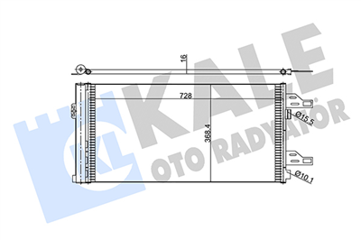 KLİMA RADYATÖRÜ ( KONDENSER ) AL/PL/BRZ CITROEN JUMPER, FIAT DUCATO, PEUGEOT BOXER 