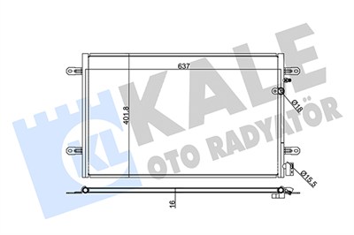 KLİMA RADYATÖRÜ ( KONDENSER ) AUDI A6 2.7-3.0 TDI 4.2-3.1 FSI 2.0-2.8 TFSI 05-11 