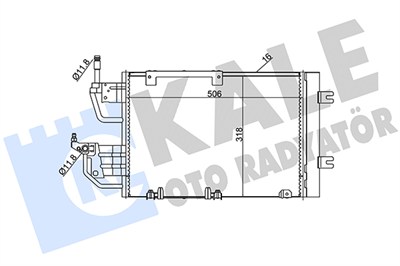 KLİMA RADYATÖRÜ ( KONDENSER ) KURUTUCULU AL/AL OPEL ASTRA H CDTI, ZAFIRA B CDTI 