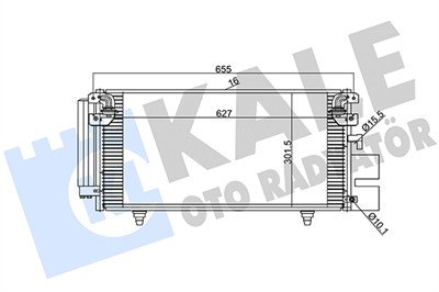 KLİMA RADYATÖRÜ ( KONDENSER ) KURUTUCULU AL/AL SUBARU FORESTER 2.0 AWD 08-13, 10=>, 2.5 AWD 08-13, 2.0 D AWD 08-13 