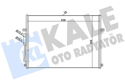 KLİMA RADYATÖRÜ ( KONDENSER ) KURUTUCULU AL/AL JEEP GRAND CHEROKEE II 4.0 4X4 99-05, 4.7 V8 4X4 99-05, 2.7 CRD 4X4 01-05, 3.1 TD 4X4 99-01 (637x458x16) 