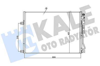 KLİMA RADYATÖRÜ ( KONDENSER ) KURUTUCULU AL/AL JEEP COMMANDER, GRAND CHEROKE III 3.7 V6, 4.7 V8, 5.7 V8, 3.0 CRD 05-10 
