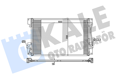 KLİMA RADYATÖRÜ ( KONDENSER ) KURUTUCULU AL/AL VOLVO C 70-S 70-V 70 I 