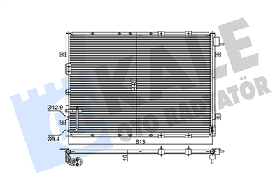 KLİMA RADYATÖRÜ ( KONDENSER ) KURUTUCULU AL/AL KIA SORENTO SORENTO I 2.4, 3.3-3.5 V6, 2.5 CRDI 02=> 
