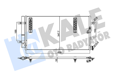KLİMA RADYATÖRÜ ( KONDENSER ) KURUTUCULU AL/AL AUDIA4, A5, A6, A7, Q5 2.0 TDI