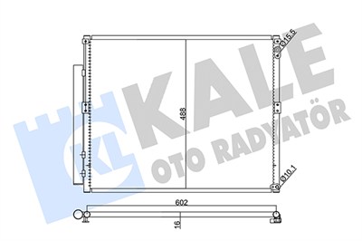 KLİMA RADYATÖRÜ ( KONDENSER ) KURUTUCULU AL/AL TOYOTA LAND CRUISER 3.0 D-4D, 4.0 03-10 