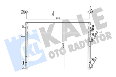 KLİMA RADYATÖRÜ ( KONDENSER ) KURUTUCULU AL/AL CHRYSLER 300 C, TOURING 2.7-3.5-5.7 AWD 04-12 
