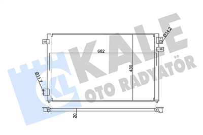 KLİMA RADYATÖRÜ ( KONDENSER ) KURUTUCULU AL/AL JAGUAR S-TYPE 3.0 V6, 4.0 V8 99-07