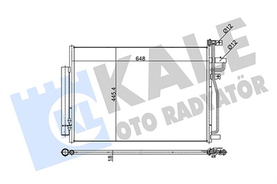 KLİMA RADYATÖRÜ ( KONDENSER ) KURUTUCULU AL/AL OPEL ANTARA 2.4 06-11, 10=>, 3.0 10-15, 3.2 V6 06-11, CHEVROLET CAPTIVA 2.4 11=>, 2.4 4WD 11=>, 3.0 4WD 10-18, 3.2 4WD 06=> 
