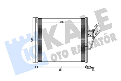 KLİMA RADYATÖRÜ ( KONDENSER ) KURUTUCULU AL/AL BMW 5 SERİSİ E39 96-03 