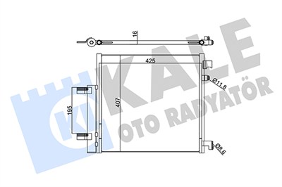 KLİMA RADYATÖRÜ ( KONDENSER ) KURUTUCULU AL/AL CHEVROLET SPARK 1.0-1.2 10=> 