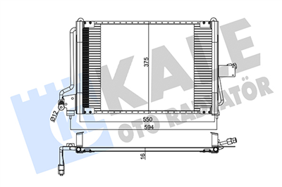 KLİMA RADYATÖRÜ ( KONDENSER ) KURUTUCULU AL/AL OPEL ASTRA F HB 1.4 I 91-98, 1.4 92-98, 1.4 I 16V 96-98, 1.6 I 93-96, 1.8 I 91-98, 1.8 I 16V 94-98, 2.0 I 16V 95-98, 1.7 D 91-92, 1.7 TD 94-98 