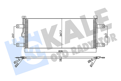 KLİMA RADYATÖRÜ MERCEDES ACTROSMP 4 / AROCS 