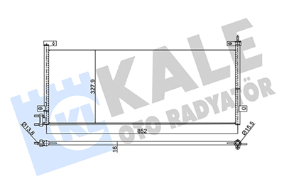 KLİMA RADYATÖRÜ VOLVO FH 4 /RENAULT T KABİN