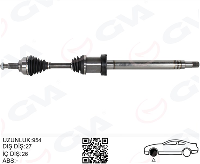 KOMPLE AKS ÖN SAĞ JAGUAR X-TYPE I X400 2.2 D 954MM