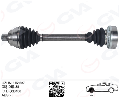 KOMPLE AKS ÖN SAĞ/SOL T4 1.9 TD-2.4 D-2.5 TDİ 91-03 ACV-AJA-AAB 1.9 TD-2.4 D-2.5 TDİ