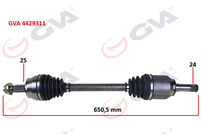 KOMPLE AKS ÖN SOL EGEA 1.3 MJT MT 15- İÇ AKS KAFALI