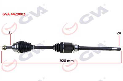 KOMPLE AKS SAĞ DOBLO 1.9 JTD 01> DOBLO-ALBEA 1.3 MTJ 05> 928mm