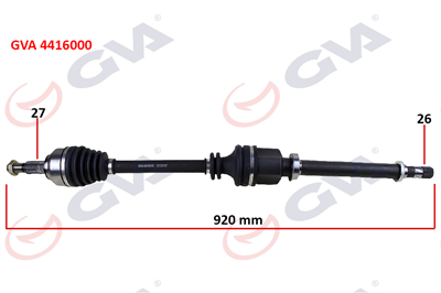 KOMPLE AKS SAĞ KANGOO III 08> 1.5dCi 921mm