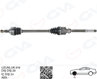 KOMPLE AKS SAĞ P308 14>21 1.2 VTI-1.6 BlueHDI RIFTER 1.5-1.6 HDI-BlueHDI ASTRA L 21>1.2 EB2 COMBO E 18> 1.2 EB2-1.5D BERLINGO 18> 1.5-1.6 BlueHDI MEKANİK VİTES