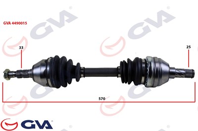 KOMPLE AKS SOL ASTRA H 1.3 CDTI 04 > 570mm