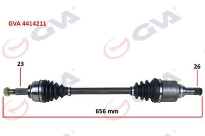 KOMPLE AKS SOL SYMBOL-THALIA/LOGAN II 1.5 DCI 12- ABS LI