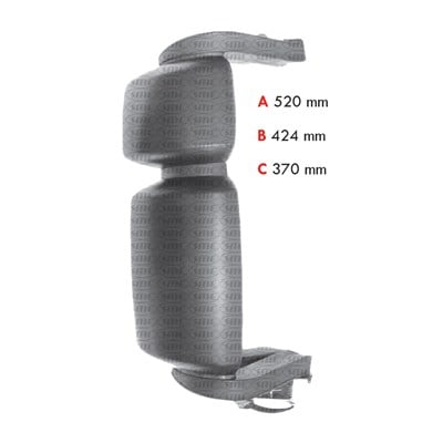 KOMPLE DİKİZ AYNASI SAĞ MOTORLU ORTA BOY KOLLU IVECO STRALİS