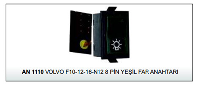 KOMPLE FAR ANAHTARIAN11108 PİN VOLVO F10-F12-F16