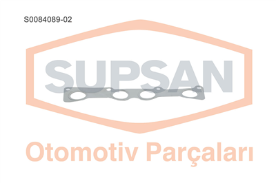 MANIFOLD CONTASI PASLANMAZ ÇELİK DACIA LOGAN 1.4/1.6 8V ENG. K7M 750 - K7J 710 