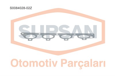 MANIFOLD CONTASI PASLANMAZ ÇELİK OPEL ASTRA, CORSA, VECTRA, ZAFIRA 1.6 I 16V ENG.Y16XE/Z16XE/Z16YNG 