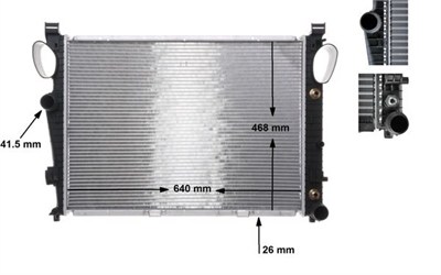 MOTOR SU RADYATORU MERCEDES S-CLASS M112 M272 W220 98>05