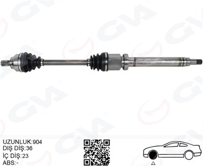 ON AKS KOMPLE SAG FOCUS II 1.6- 1.8 TI 04>11 C MAX 1.6 1.8 TI 05>11 BENZINLI VOLVO S40 II 1.6 05>12 V50 1.6 05>12