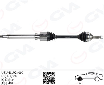 ÖN AKS KOMPLE SAĞ FORD TRANSIT V347 2.2TDCI 115PS -140PS 07>11