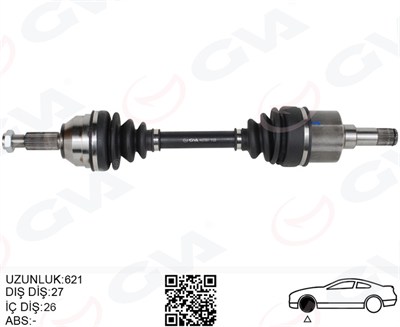 ÖN AKS KOMPLE SOL FORD MONDEO I -II 1.6- 1.8 - 2.0 93>00