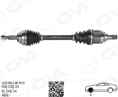 ÖN AKS SOL RENAULT CLIO IV 1.5 DCI A-T 12-