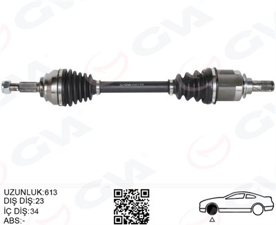 ÖN AKS SOL RENAULT CLIO IV 1.5 DCI A-T 12-
