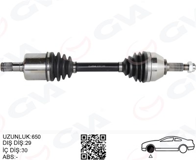 ÖN AKS SOL RENAULT KOLEOS HY 2.0 DCI A-T 08-14