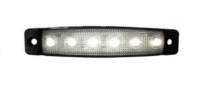 PARMAK LED LAMBASI 24V 6 BEYAZ LEDLI INCE MODEL 