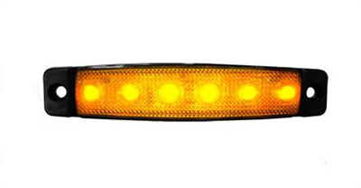 PARMAK LED LAMBASI 24V 6 SARI LEDLI INCE MODEL 
